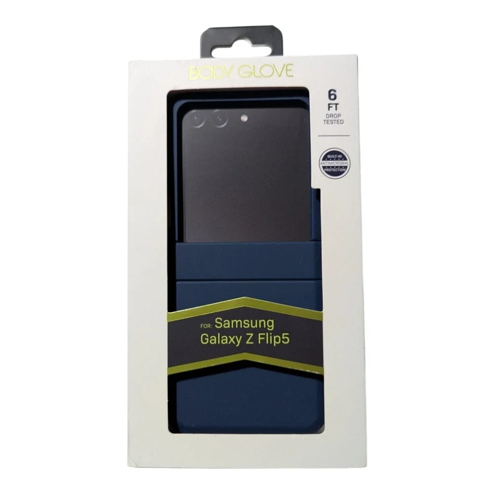 E1. Body Glove Antimicrobial Phone Case for Samsung Galaxy Z Flip5‎ - Navy Blue